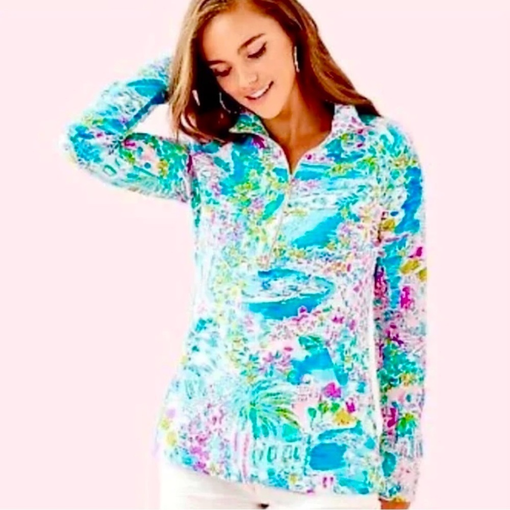 Lilly Pulitzer Skipper Popover
Rare Print Postcards From Positano
UPF 50+
Small